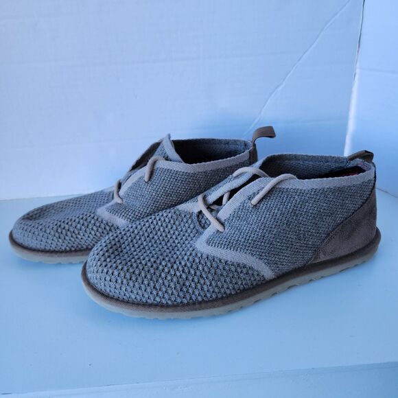 UGG Hyperweave Wool "Dark charcoal"  Mens Chukka Boot Shoes  US Size 10 - Picture 6 of 9
